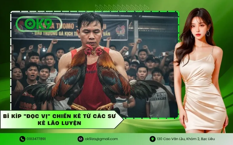 Bí kíp Đọc vị chiến kê từ các sư kê lão luyện