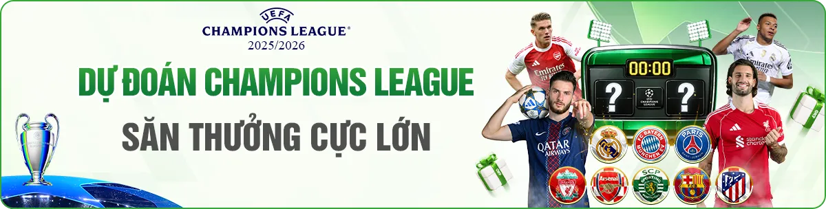 dự đoán champions league