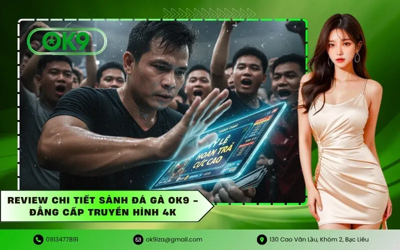 Review chi tiết sảnh Đá gà OK9 - Đẳng cấp truyền hình 4K