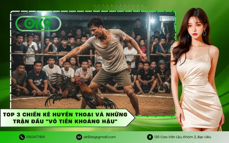 Top 3 chiến kê huyền thoại và những trận đấu vô tiền khoáng hậu